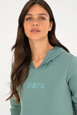 Женский мятный свитшот Неожиданная скидка в корзине - U.s. polo assn фото 2