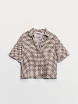 Блуза из вискозы с коротким рукавом ZR2605012011-236 / Zarina