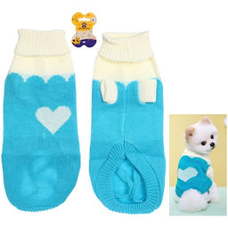 Кофта - свитер для мелких пород собак и кошек "BRO Style ", цвет голубой, р L