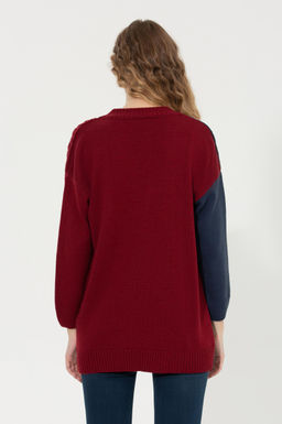 U. S. Polo Assn Женский темно-синий свитер с v-образным вырезом - U.s. polo assn фото 5