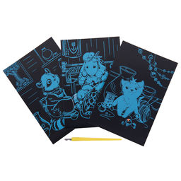 Hobbius GHPM-18 Набор для творчества Гравюра мини 10 x 15 см 1 х 3 шт Хоббиус и друзья (мульти)  фото 4