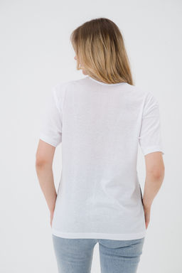 Футболка из кулирки унисекс Город белый - Амадэль фото 7