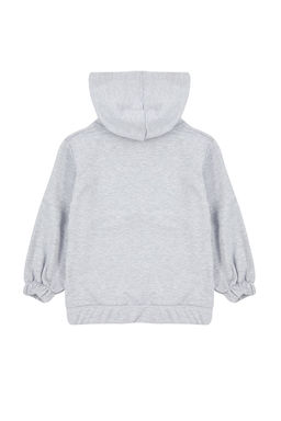 Gri Melanj Unisex Kapusonlu Pamuklu Fermuarl? Orme H?rka TKDAW25HI00001 - Trendyolmilla фото 9