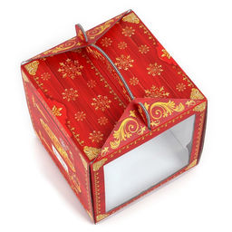 Цена за 5 шт. Коробка кондитерская с окном, сундук, «Новогодняя почта», 20×20×20 см,
