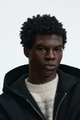 Chaqueta sudadera efecto neopreno Loose Fit - H&m фото 6