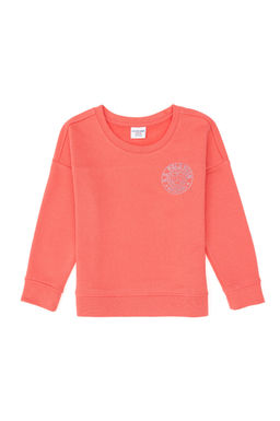 Базовый свитшот с цветком граната для девочек Неожиданная скидка в корзине