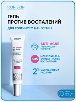 Точечное SOS-средство от воспалений, 20 мл ICON SKIN