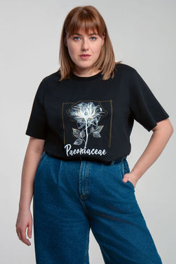 Арт. 31103 Футболка женская 50-58 (5 шт) Цвет:черный - Калинка фото 7