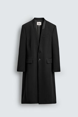STRIPED JACQUARD FROCK COAT - LIMITED EDITION - Zara фото 7