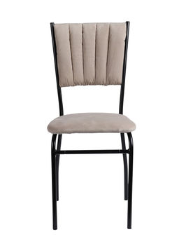 Стул разборный "Камелот" черный/бежевый