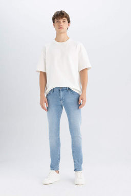 Pedro Slim Fit Джинсовые брюки узкого кроя с нормальной талией и узкими штанинами - Defacto фото 10