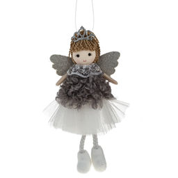 Изделие декоративное подвесное "Ангел", L9 W3 H18 см, 3в.