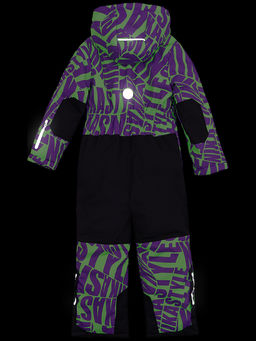 Комбинезон 8з1823 лиловый/лайм