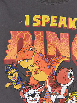 Bisiklet Yaka Paw Patrol Bask?l? Erkek ?ocuk Ti??rt - Waikiki фото 2