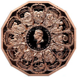 Монета 20 центов 2024 года Самоа Архангел Ариэль