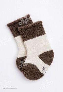 Носки детские из 100% монгольской шерсти (арт. 02160)