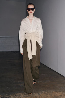 ZW COLLECTION STRIPED SHIRT - Zara фото 10