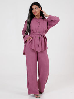 ЖК-569 ЖЕНСКИЙ КОСТЮМ (Сухая роза) - А-дина фото 3