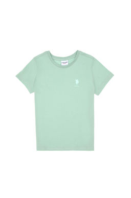 Erkek _ocuk Su Ye_ili Basic Ti__rt Sepette S_rpriz _ndirim