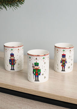 Набор подсвечников Щелкунчик, 6,5 х 9 см, 3 шт