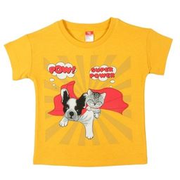 CRB wear/CWK 62503 Футболка для девочки, желтый/Ex.Cherubino