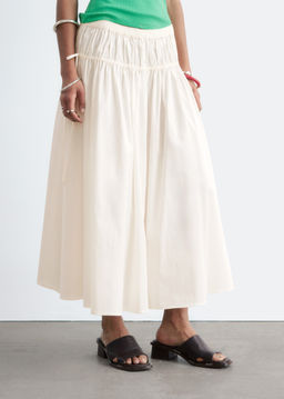 Falda midi con cord?n de ajuste - H&m фото 5