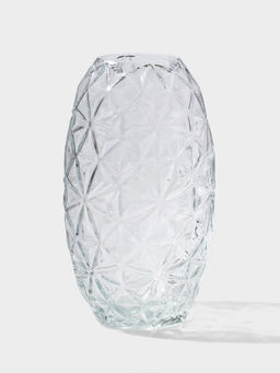 Ваза «Гунвор», 23.5×12 см, стекло, прозрачная