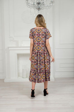 Платье женское из кулирки Кармелита восток - Амадэль фото 16