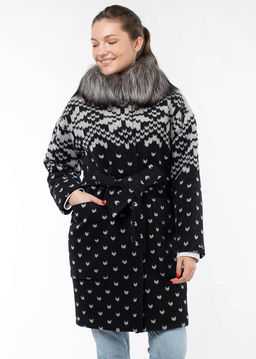 Пальто женское утепленное (пояс)