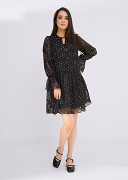 CLE Платье жен. 132961/121штн чёрный/молочный - Clever wear фото 2