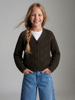 V Yaka K?z ?ocuk Triko H?rka