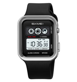 Часы наручные Skmei мужские электронные спортивные 2504silver