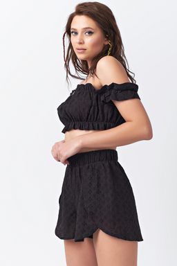 Шорты летние свободные короткие синие - Fly фото 13