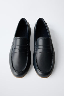 LEATHER LOAFERS - Zara фото 4