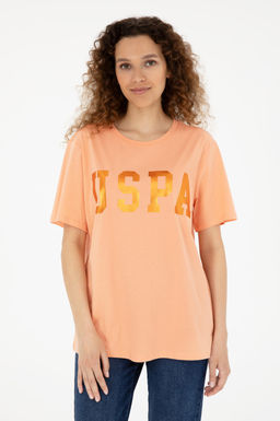 U. S. Polo Assn / Женская базовая футболка Salmon - U.s. polo assn фото 2