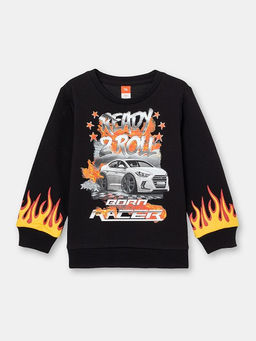 CRB wear/CSKB 63011-22-301 Джемпер модель свитшот для мальчика, черный/Ex.Cherubino фото 2