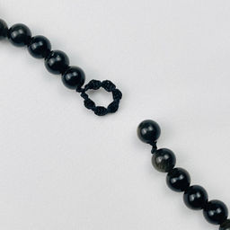 Бусы мужские из золотистого Обсидиана