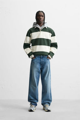 CONTRAST COLLAR POLO SHIRT - Zara фото 33