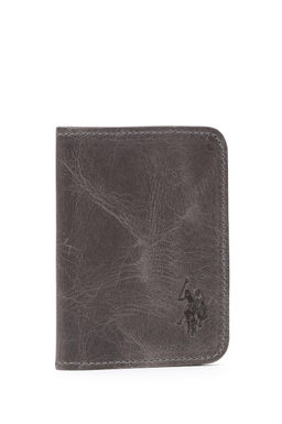 Мужская серая визитница Неожиданная скидка в корзине