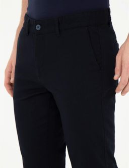 Lacivert Slim Fit Kanvas Pantolon - Pierre cardin фото 6
