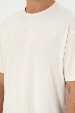 Мужская кремовая футболка - U.s. polo assn фото 21