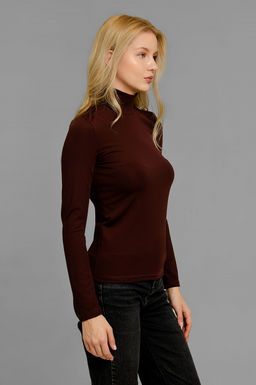 Арт.12803/2 Водолазка женская  42-50 (5 шт) Цвет:шоколад