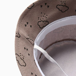 Панама детская MINAKU «Облака», цвет тёмно-бежевый, размер 46