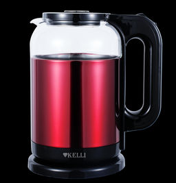 Чайник эл. 1,8 л стекл., Kelli, арт. 1807-KL