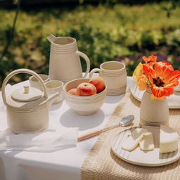 Заварочный чайник SL Home «Райяс», 1 л, 18×13×20.5 см, керамика, бежевый