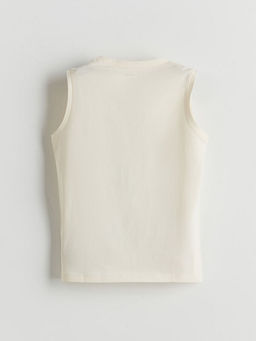 Bisiklet Yaka Bask?l? Erkek ?ocuk Atlet 2li