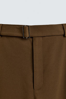 RELAXED FIT TROUSERS WITH BELT - Zara фото 8