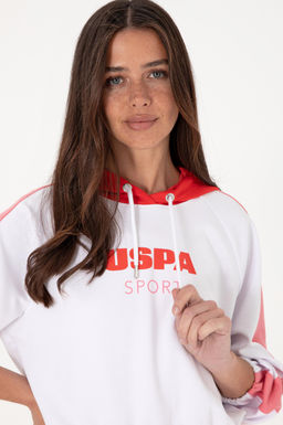 Kad_n Beyaz Sweatshirt Sepette S_rpriz _ndirim - U.s. polo assn фото 2