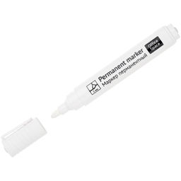 Цена за 5 шт. Маркер OfficeSpace 8004 перм. пулевидный 2 мм (PM_62879) белый