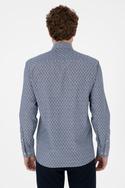 Erkek A__k Lacivert Uzun Kollu G_mlek Sepette S_rpriz _ndirim - U.s. polo assn фото 5